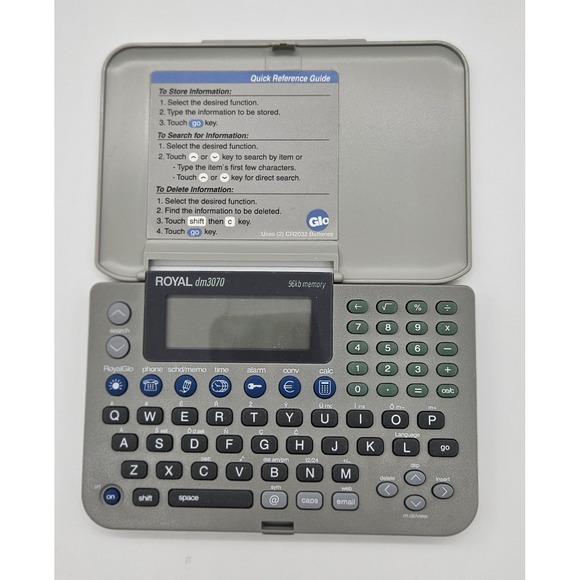 Royal dm3070 Electronic Personal Organizer Digital Planner 192kb - Picture 1 of 9